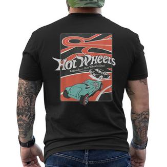 Hot Wheels Festa Del Papà Leggendario Hot Wheels Dad T-shirt da uomo con stampa posteriore - Novitaregali