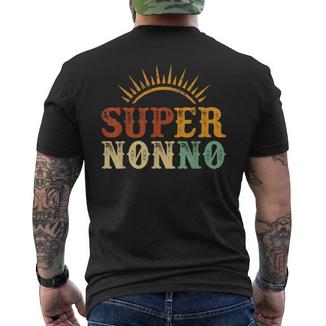 Super Nonno Retroupernonno Festa Del Papà Regalo Per Nonno T-shirt da uomo con stampa posteriore - Novitaregali