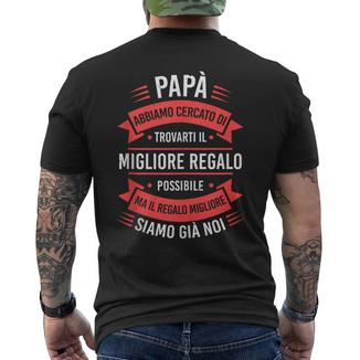 Uomointage Festa Del Papà Padre Regalo Papà Compleanno T-shirt da uomo con stampa posteriore - Novitaregali