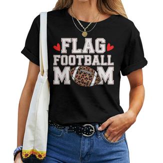 Flag Football Mom Flag Football Player Mom Women T-shirt - Thegiftio