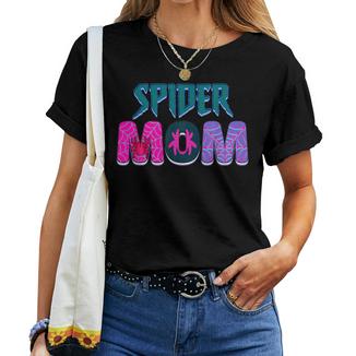 Groovy Matching Family Birthday Girl Party Spider Mom Women T-shirt - Thegiftio