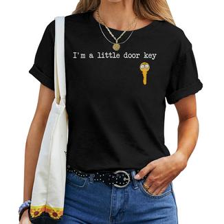 I'm A Little Door Key Nerdy Bad Dorky Mom Dad Costume Women T-shirt - Thegiftio