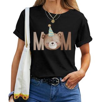 Mom Beary First Birthday Matching Family Women T-shirt - Thegiftio