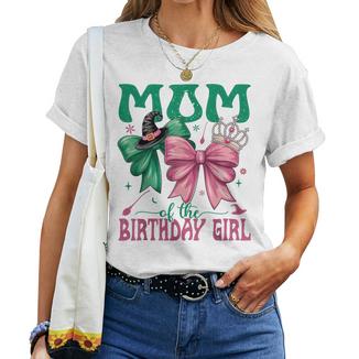 Mom Of The Birthday Girl Matching Witch Family Bday Part Women T-shirt - Thegiftio