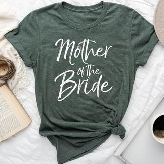 Mother Of The Bride Bella Canvas T-shirt | Mazezy