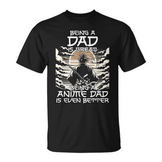 Anime Dad Japan Animeamurai Father Manga Festa Del Papà Maglietta - Novitaregali