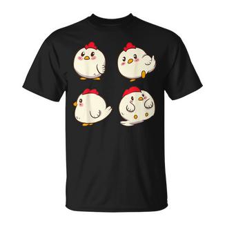 Chicken Chickens Cute Kawaii Anime Kawaii Japan Tシャツ - Kawaiitshirt