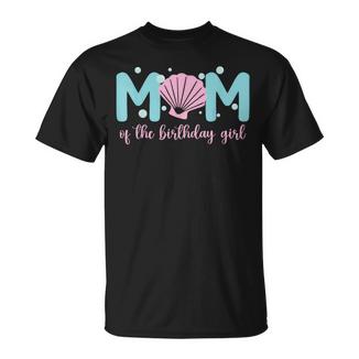 Mom Of The Birthday Girl One-Der The Sea Mama Under Sea T-Shirt - Thegiftio