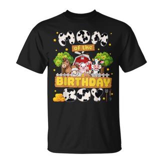Mom And Dad Of The Birthday Boy Farm Family Matching Party T-Shirt - Thegiftio