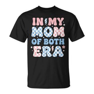 In My Mom Of Both Era Mom Retro Mama Of Both Groovy T-Shirt - Thegiftio