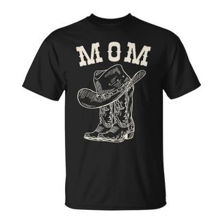 Mom Mama Cowboy Rodeo Western Matching Family Pocket T-Shirt - Thegiftio