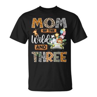 Mom Of The Wild And Three 3Rd Birthday Boy Safari Truck T-Shirt - Monsterry