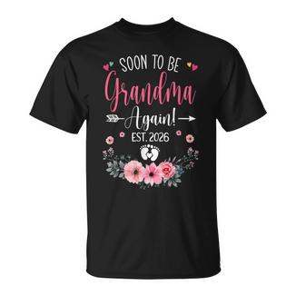 Pronto To Be Grandma Again Est 2026 Día De La Madre Camiseta unisex - Regaloses