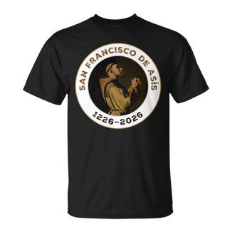 San Francisco De Asís 1226-2026 Artículo De Regalo Manga Larga Camiseta unisex - Regaloses