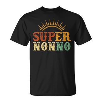 Super Nonno Retroupernonno Festa Del Papà Regalo Per Nonno Maglietta - Novitaregali