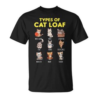Types Of Cat Loaf Cute Kitten Kawaii Cats Cat Lover Tシャツ - Kawaiitshirt