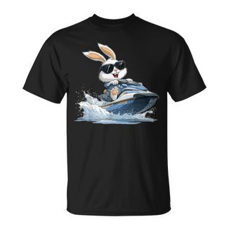 ジェットスキー ジェットスキー ウサギ イースターバニー サングラス Tシャツ - Kawaiitshirt