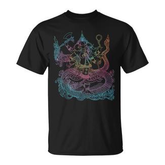 タイダイ ガネーシュ シバ インド 神 スピリチュアル Tシャツ - Kawaiitshirt