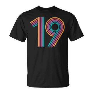 数字 19 19周年記念 19歳の誕生日 Tシャツ - Kawaiitshirt