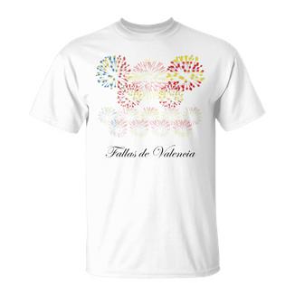 Fallas Dealencia Feuerwerk Pyro Flagge Fallasalencia Camiseta unisex - Regaloses