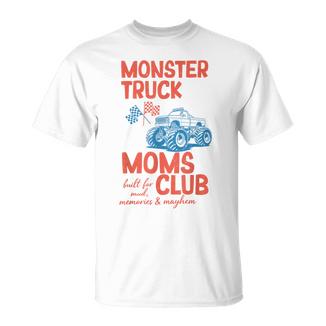 Monster Truck Moms Club Monster Truck Mama Mother's Day T-Shirt - Monsterry